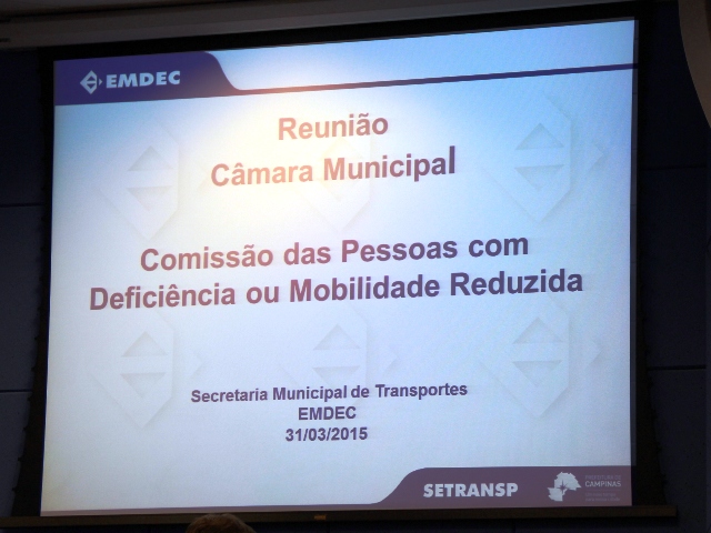 Comissão da Mobilidade Reduzida promoveu o encontro
