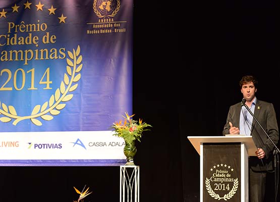 Vice-prefeito destacou ações do premiados