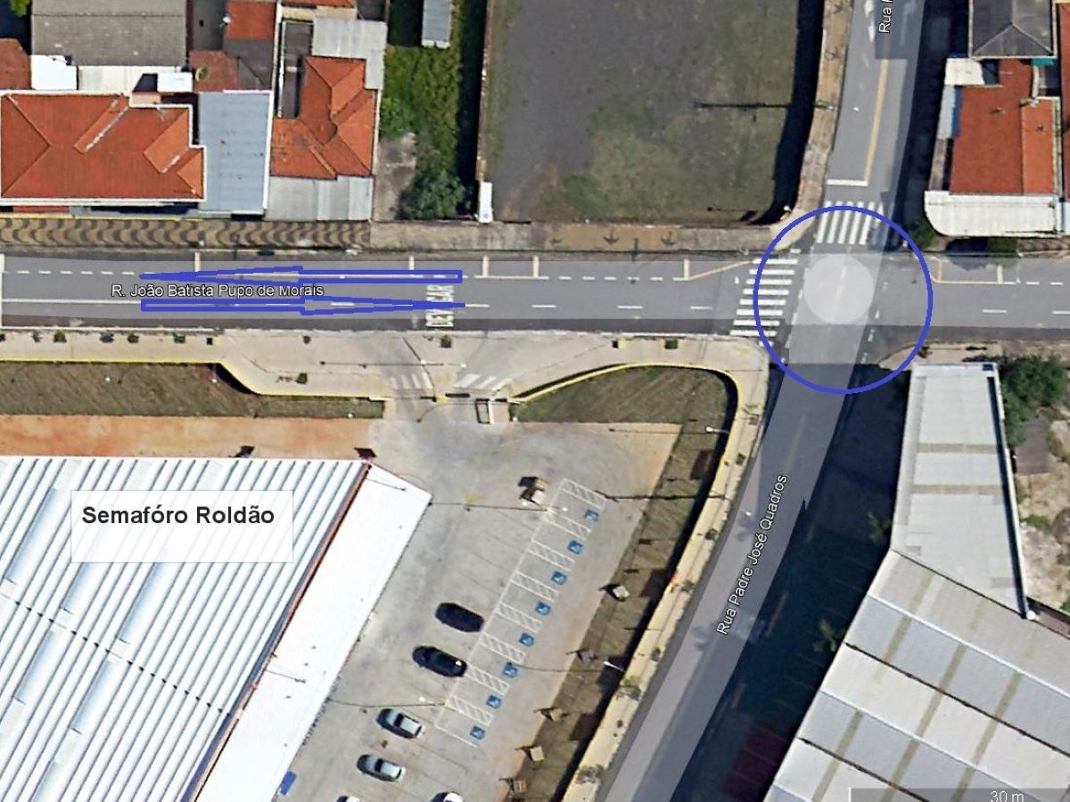 Equipamentos estarão no cruzamento da Rua João Batista Pupo de Moraes com a Rua Padre José de Quadros