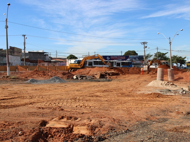 Obras do BRT no Corredor Ouro Verde