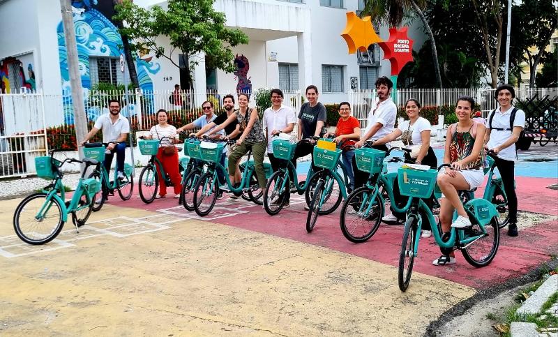 Foram dois dias de atividades para conhecer vários projetos de mobilidade