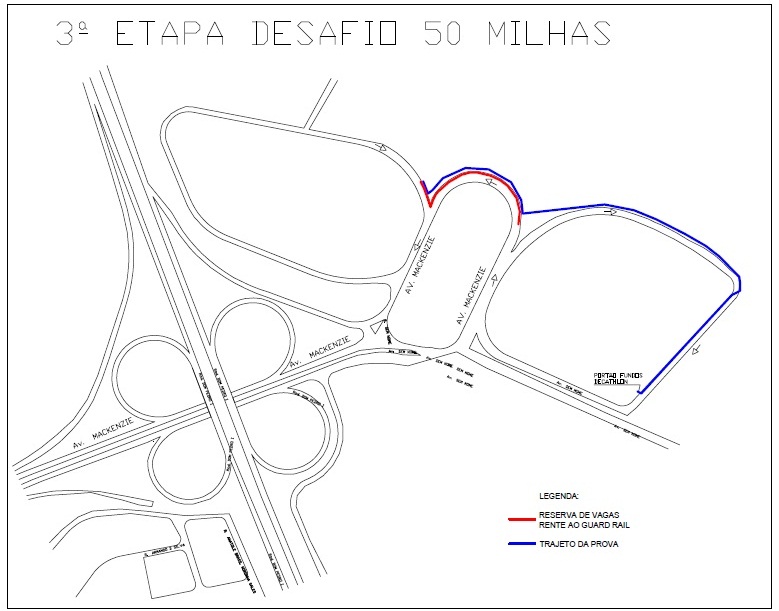 Mapa do percurso