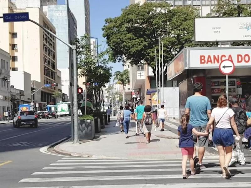 Cruzamento da Francisco Glicério com General Osório, local da quinta ocorrência ilustrada