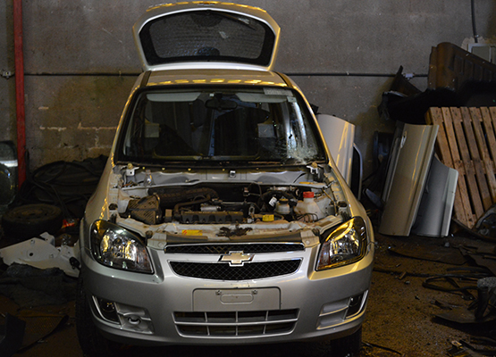 Veículos estavam sem identificação