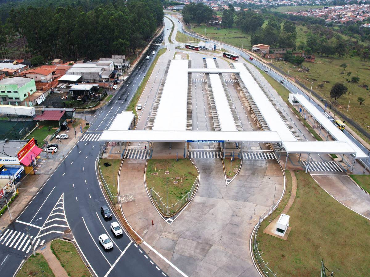 Terminal BRT Campo Grande tem área de 30 mil metros quadrados