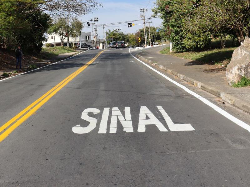 Sinalização de solo foi implantada