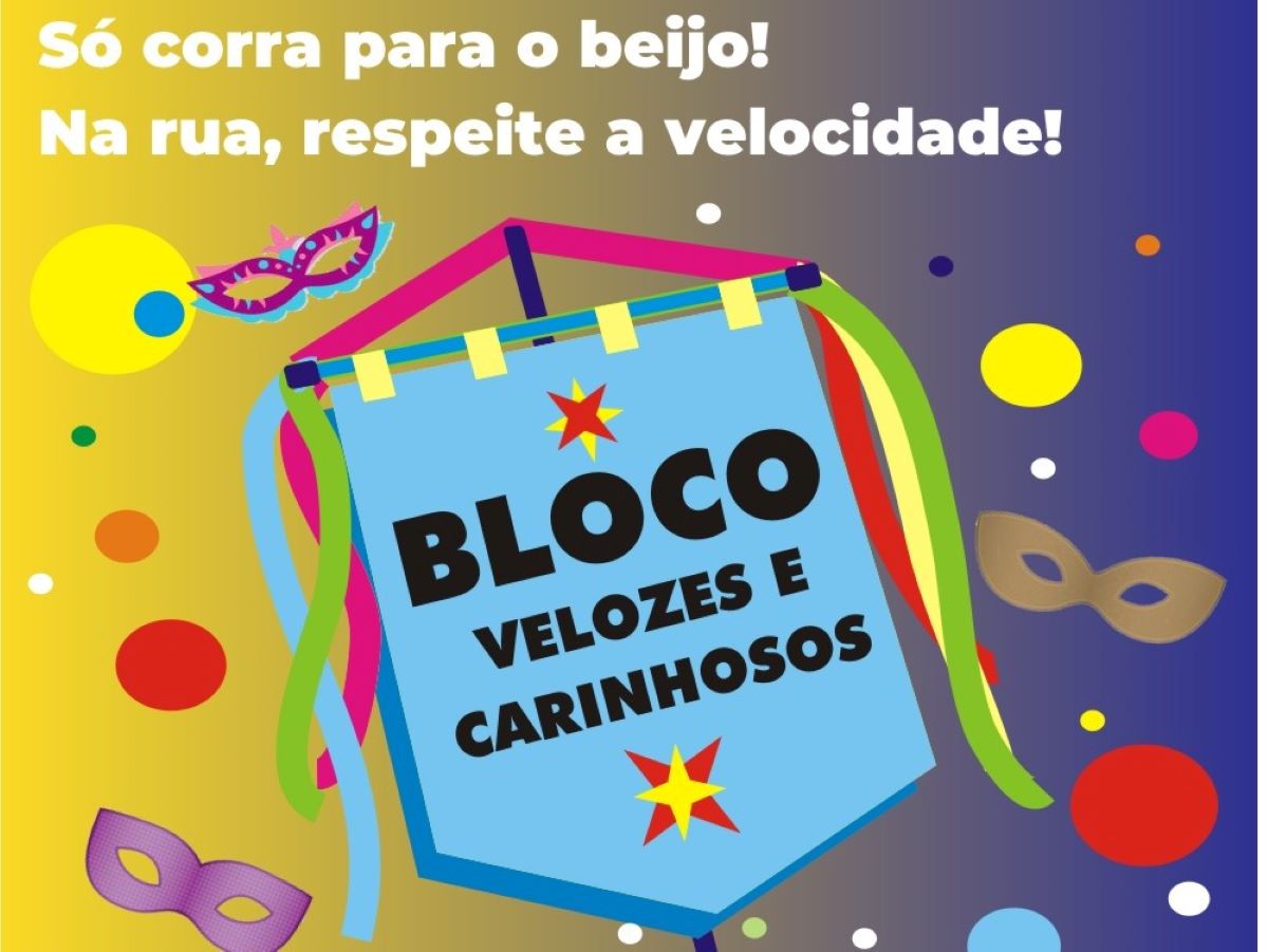 Adesivo alerta sobre os limites de velocidade