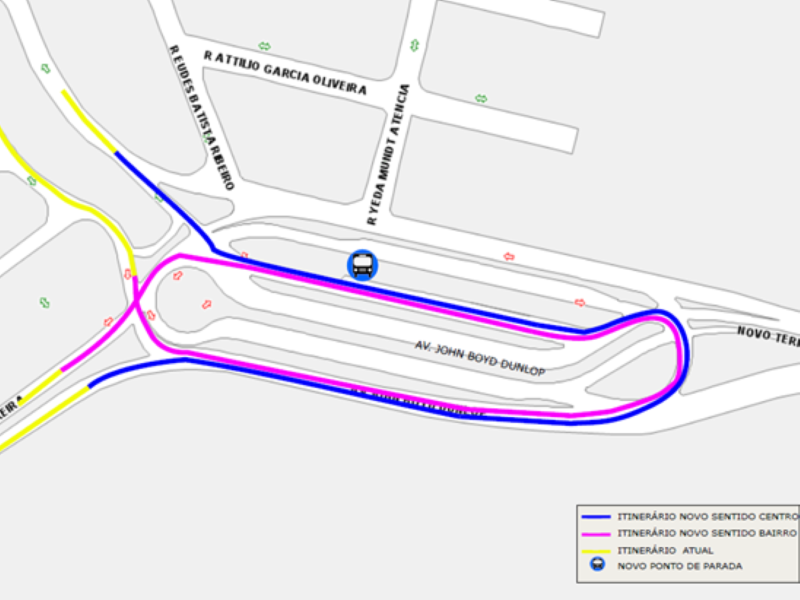 Como ficará o itinerário da linhas 209 e 209.1