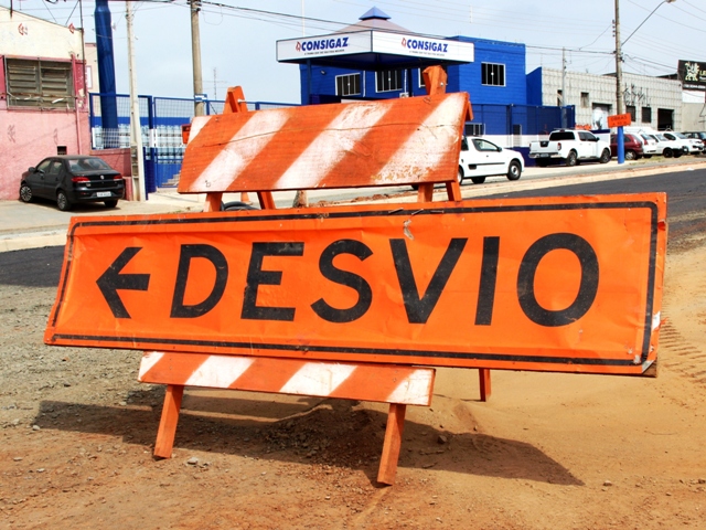 Desvio foi programado para garantir fluidez no trânsito