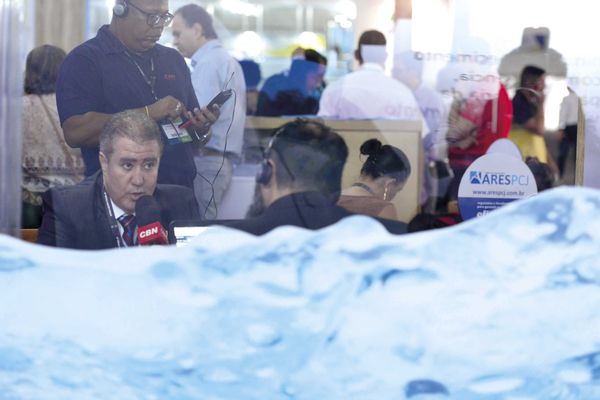 Jonas Donizette em entrevista no espaço Sanasa