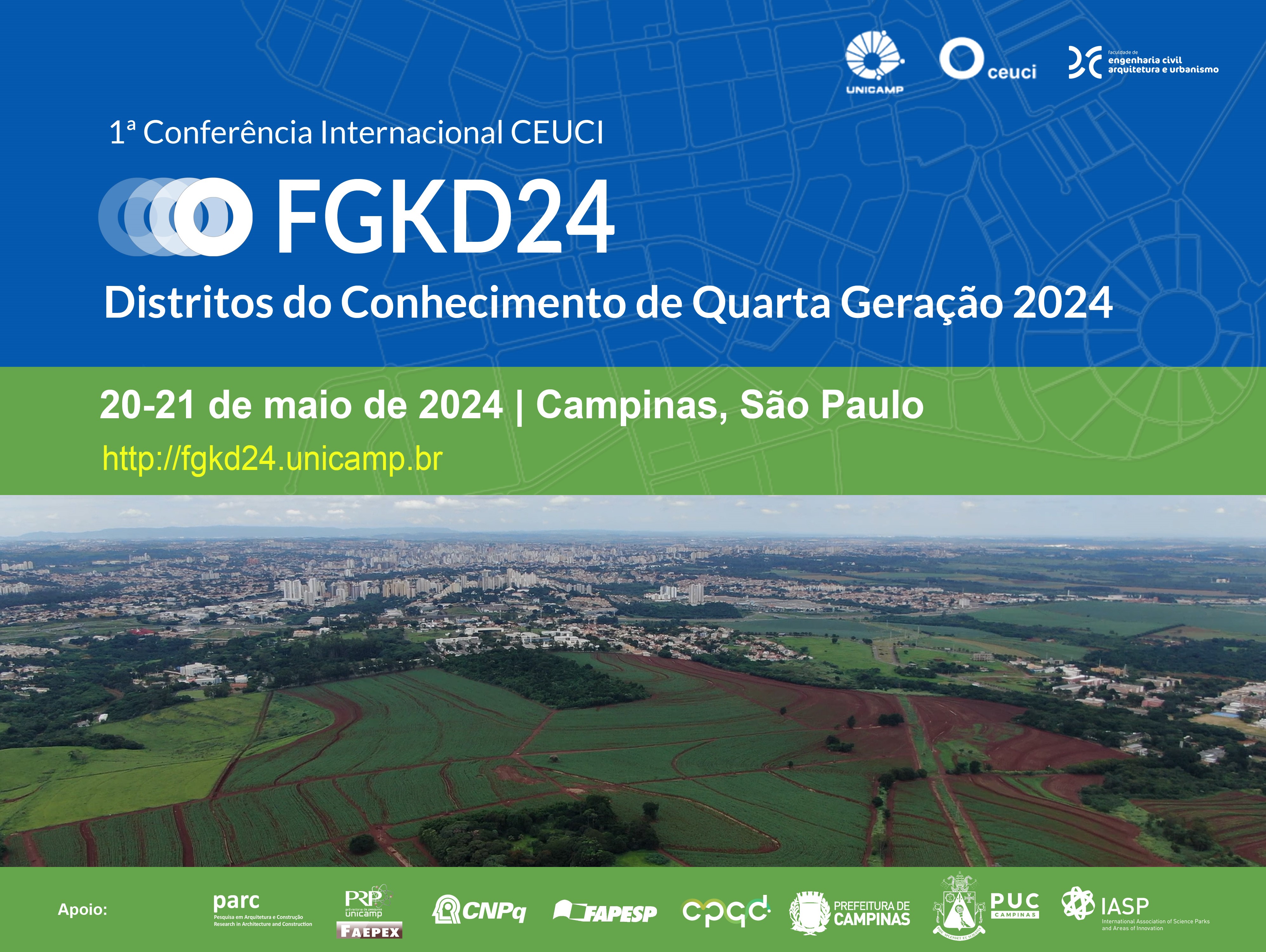 Congresso terá participação de conferencistas renomados e debaterá experiências de parques tecnológicos em áreas urbanas