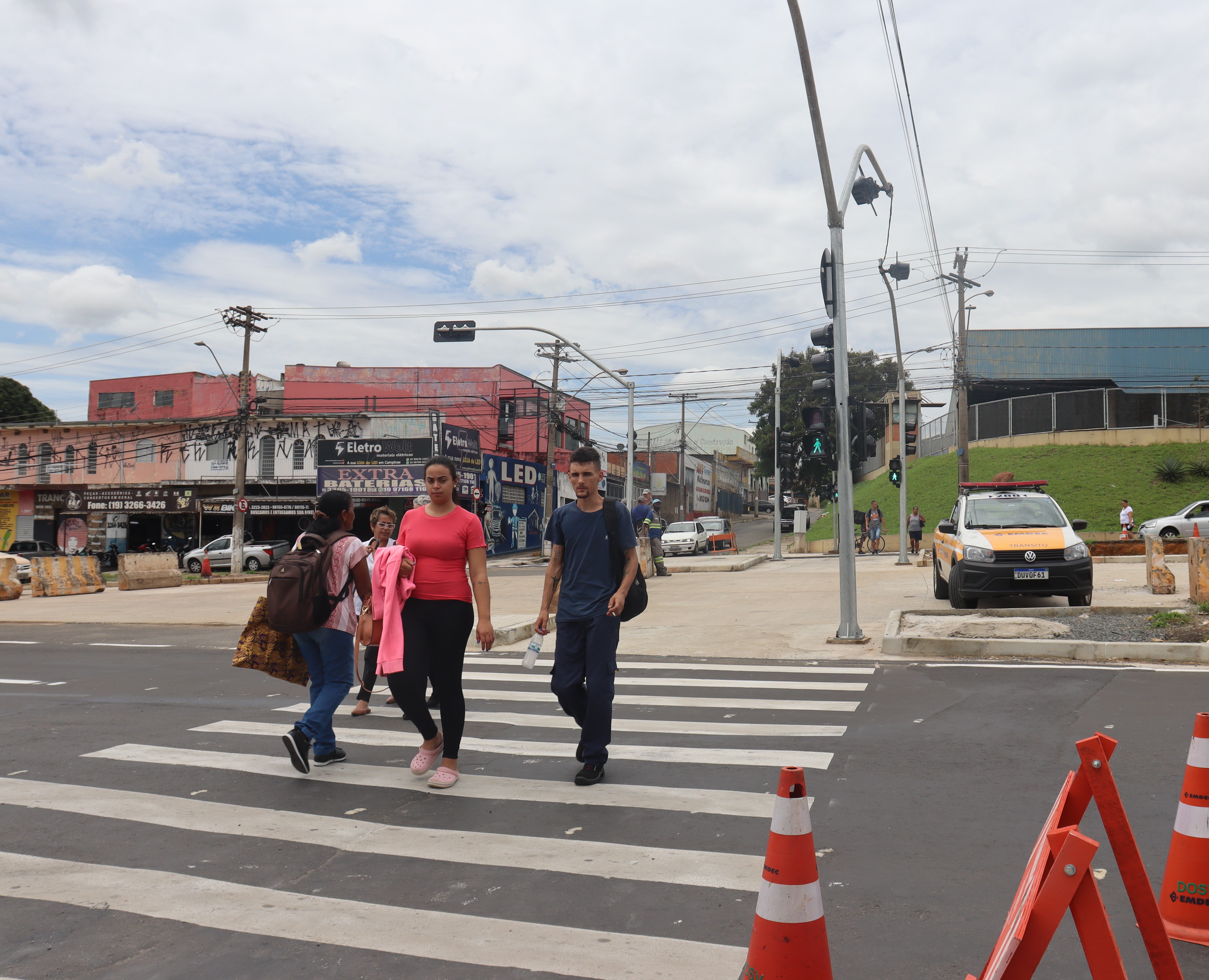Emdec liberou acesso no cruzamento da Avenida Ruy Rodriguez com a Rua Plácido Soave
