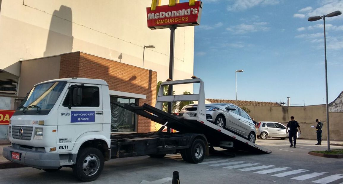Carro apreendido pela GM