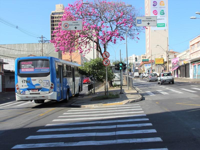 Faixa exclusiva para o transporte público será expandida em 600 metros na Avenida Senador Saraiva