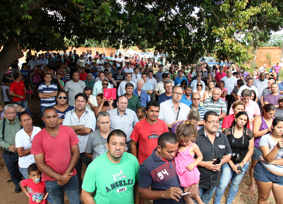 Moradores participam do evento