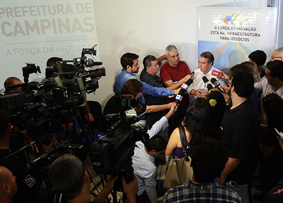 A população será informada pela imprensa
