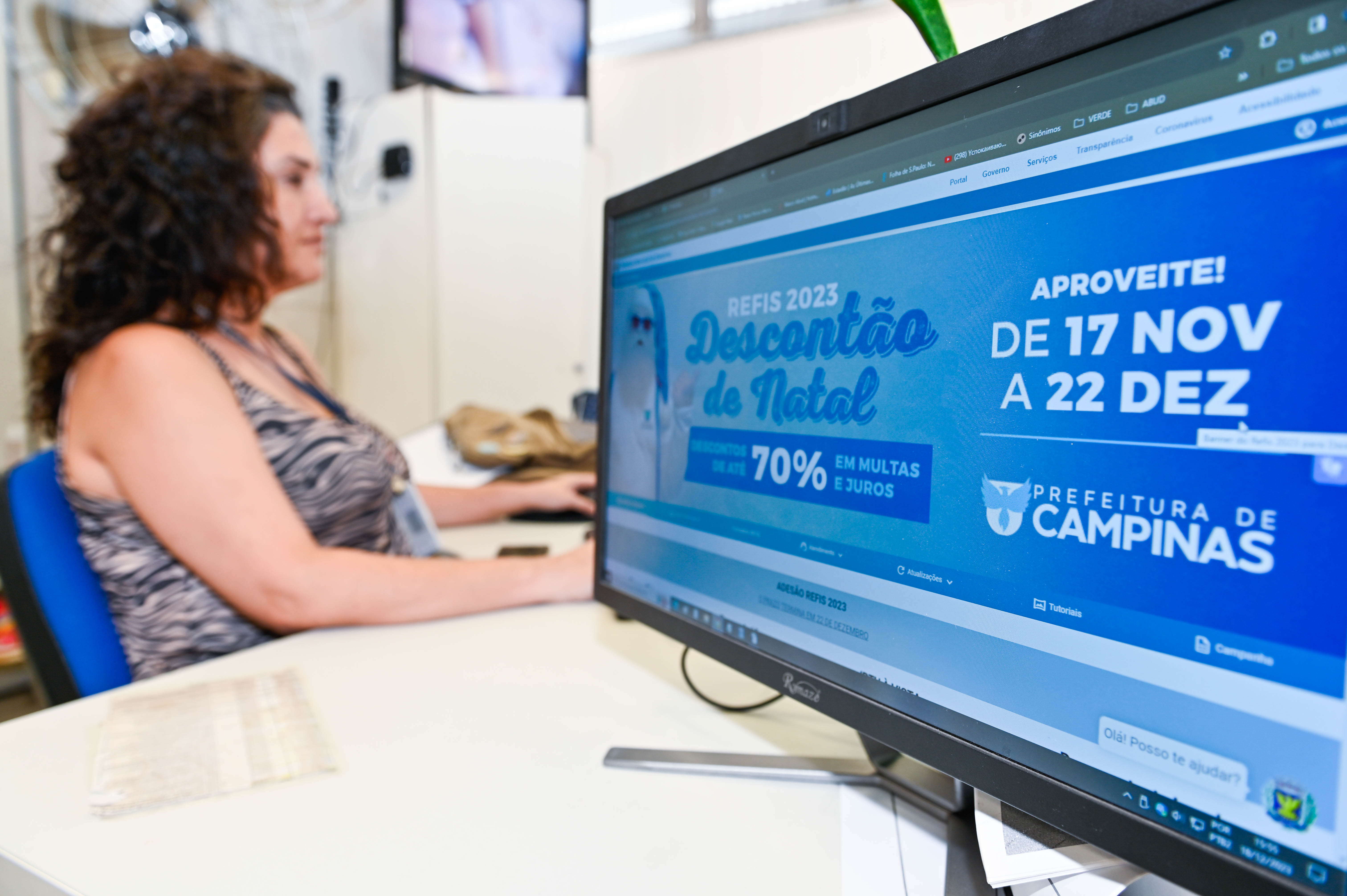 Pedidos de desconto foram realizados pela internet até o dia 22 de dezembro