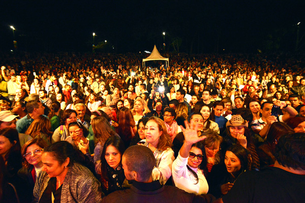 Público se encantou com apresentação