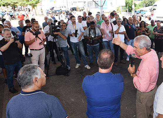 Barreiro explica o plano cicloviário do município