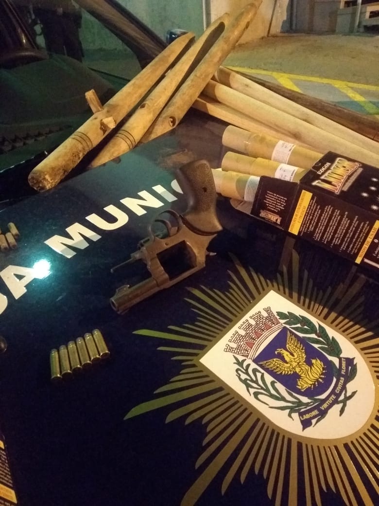 Arma estava com numeração raspada