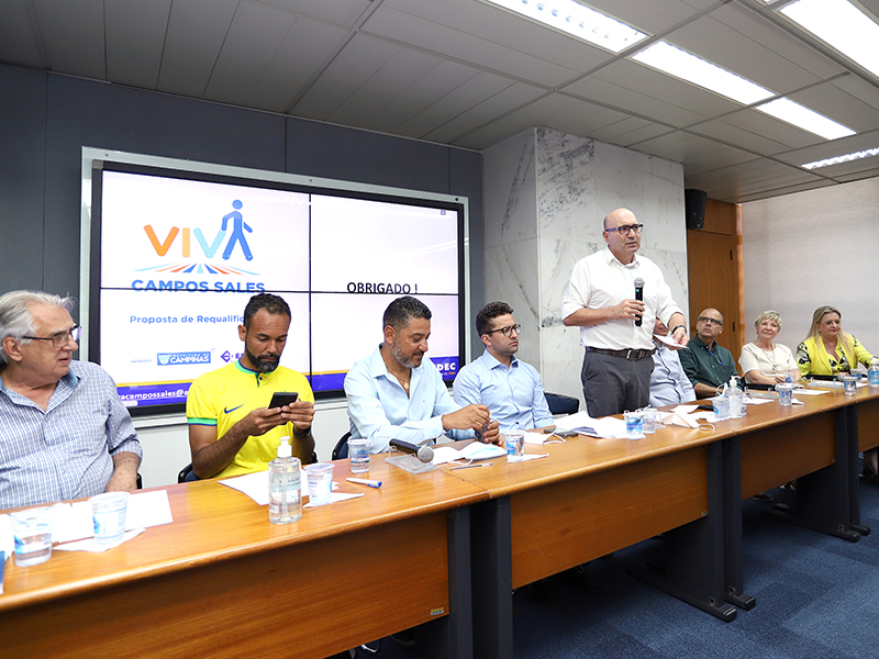 Prefeito destacou desafio na requalificação da via central de grande fluxo