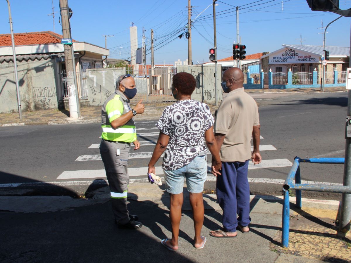 E também ampliar segurança viária na região...