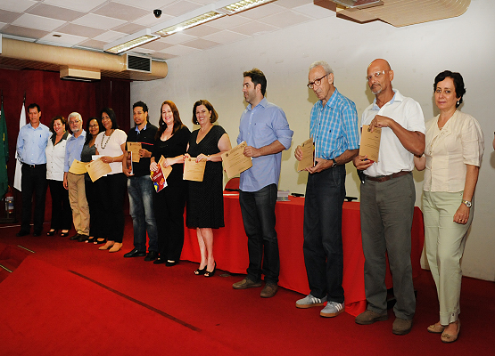 Secretário de RH, Marisa Córdoba e parceiros