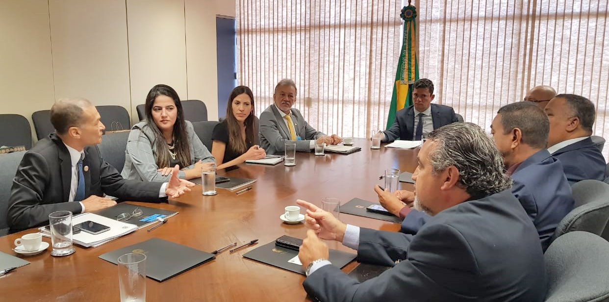 Baggio e conselheiros levaram propostas ao novo ministro e informações sobre o trabalho das Guardas Municipais