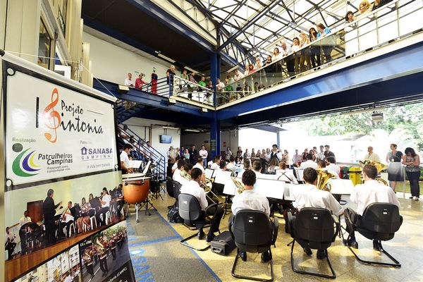 Orquestra dos Patrulheiros é apoiada pela Sanasa
