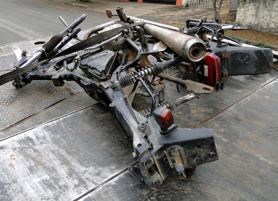 Maioria das peças já havia sido retirada