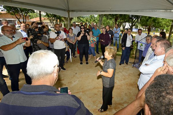 Sadako Ferraro agradeceu em nome dos vizinhos do local