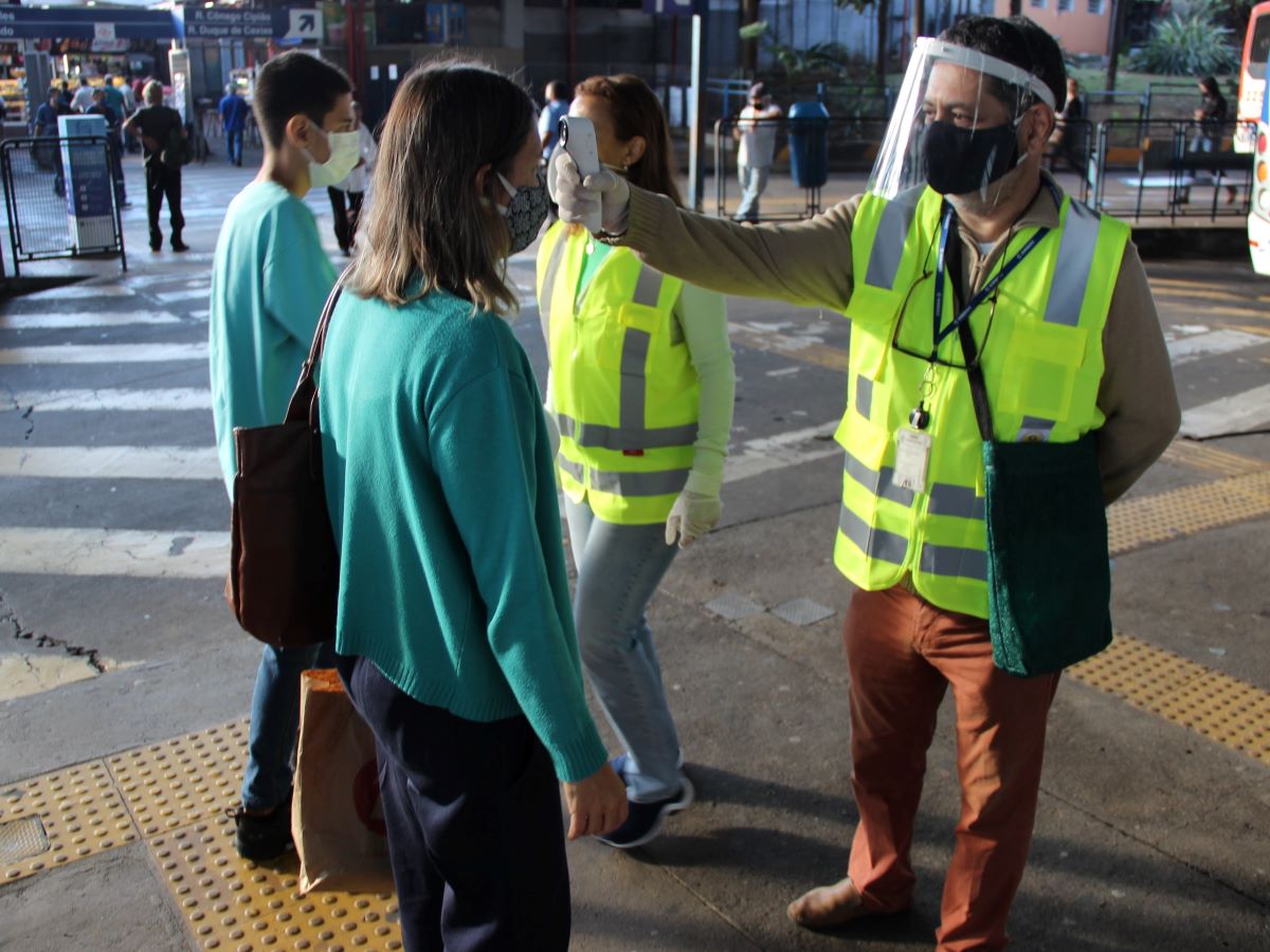 Funcionários da Emdec: aferição ocorreu hoje, das 6h30 até as 7h30
