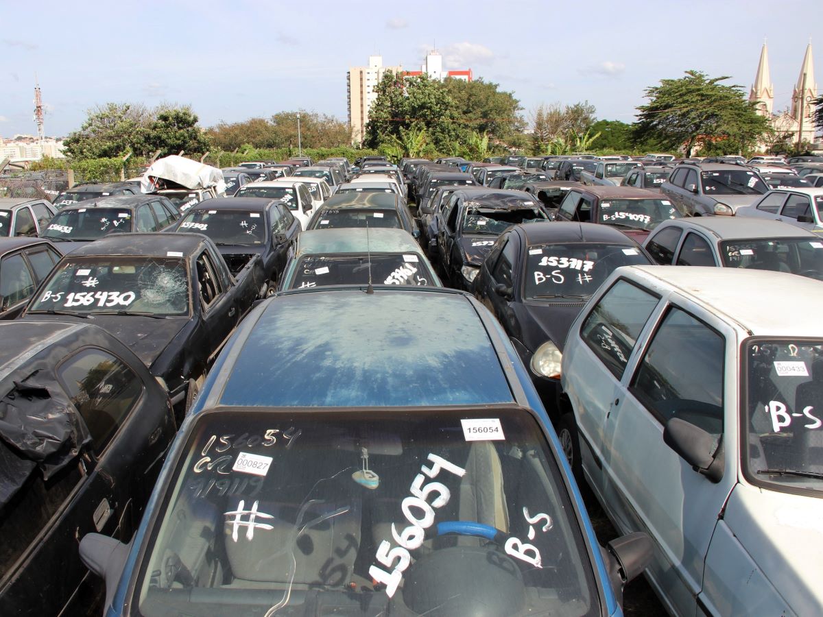 Lotes incluem veículos com e sem documentação