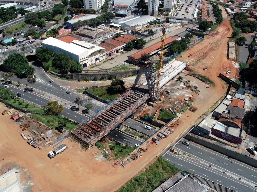 Viaduto estaiado será novo cartão postal de Campinas