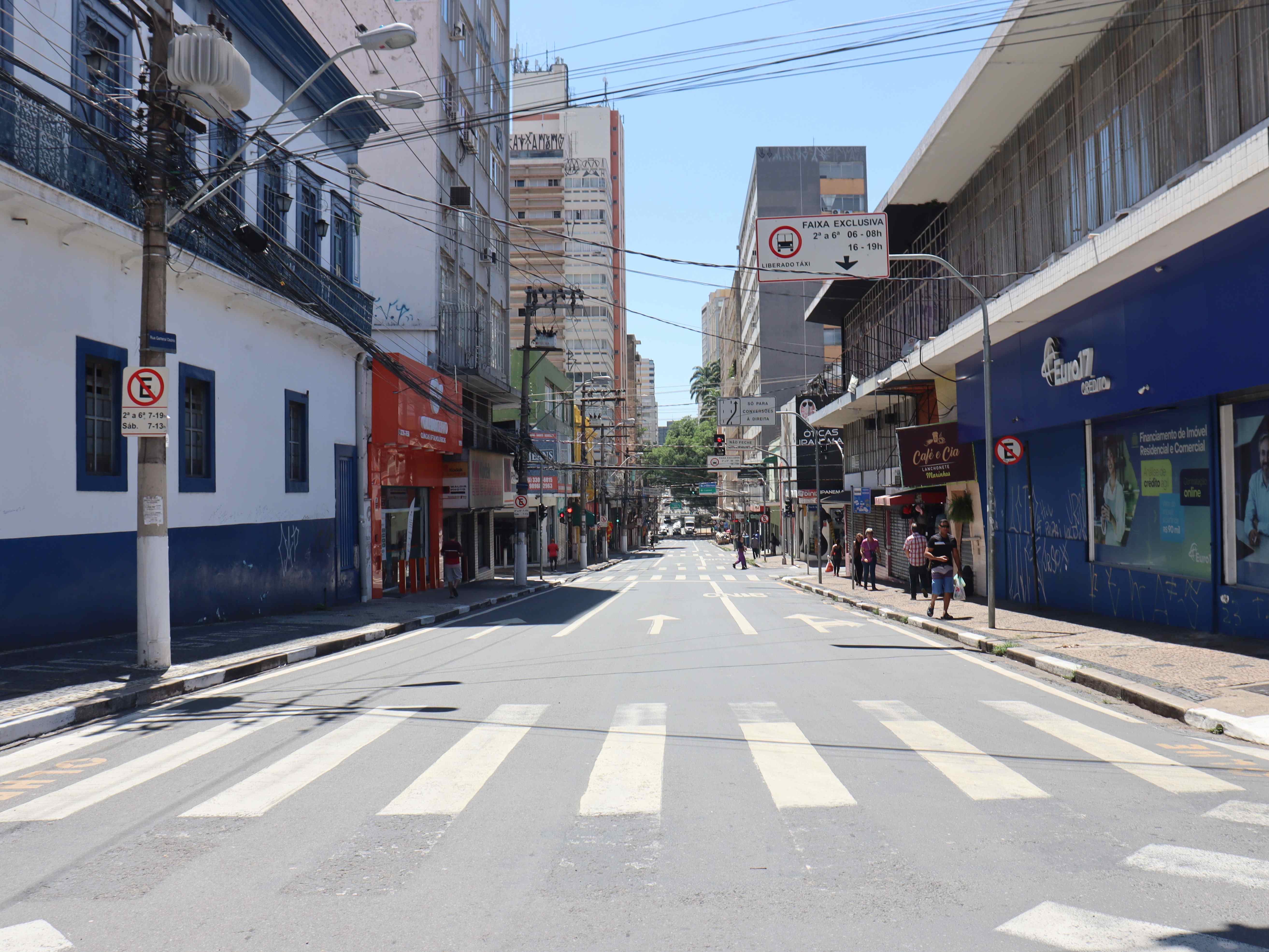 Vagas estarão à esquerda da rua General Osório 