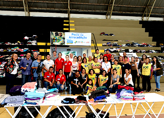 Voluntários doaram seu tempo e sua dedicação