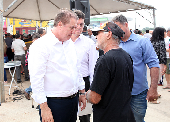Prefeito no evento do Corredor Ouro Verde