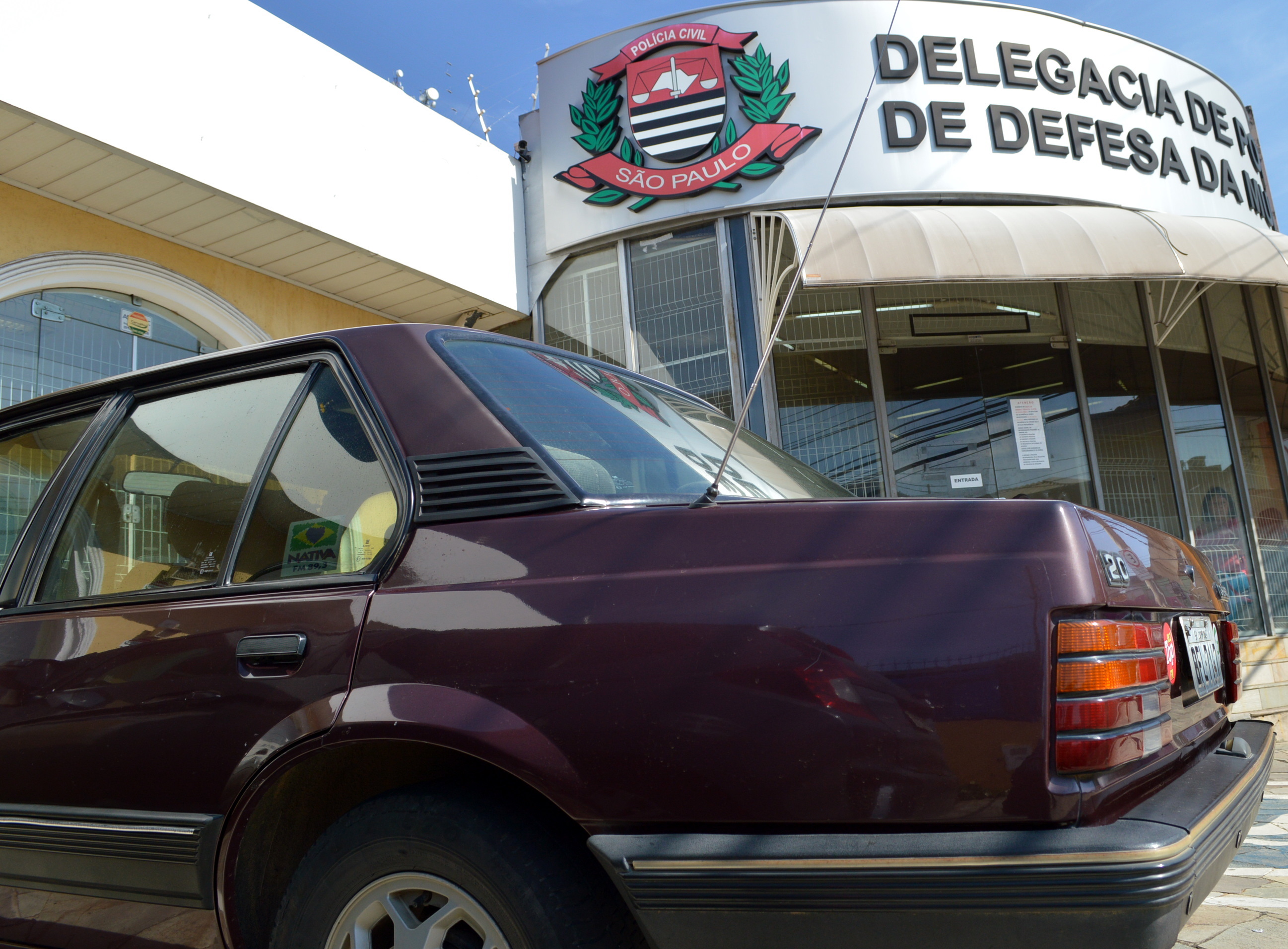 Carro permitiu reconhecimento do suspeito