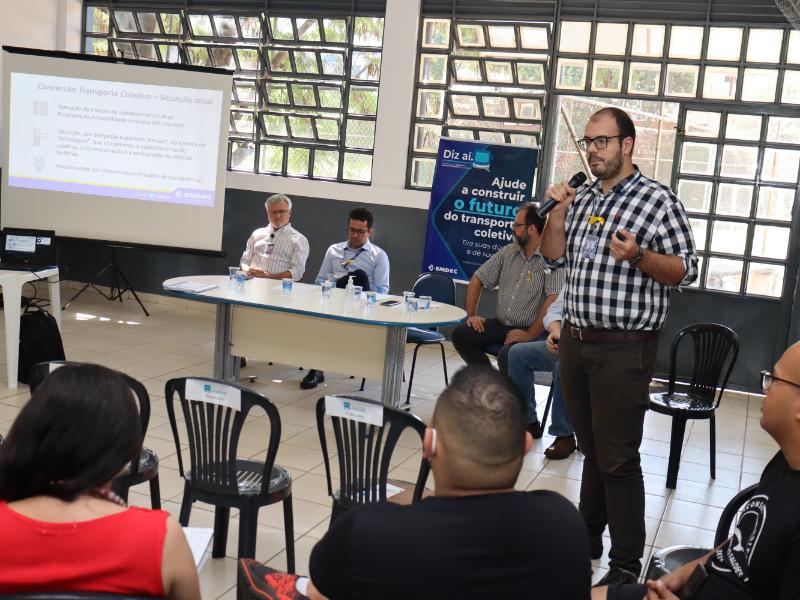 Fernando Caires, secretário de Transportes, explicou o processo de concessão