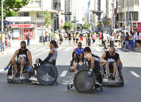 Atletas do rugby adaptado 