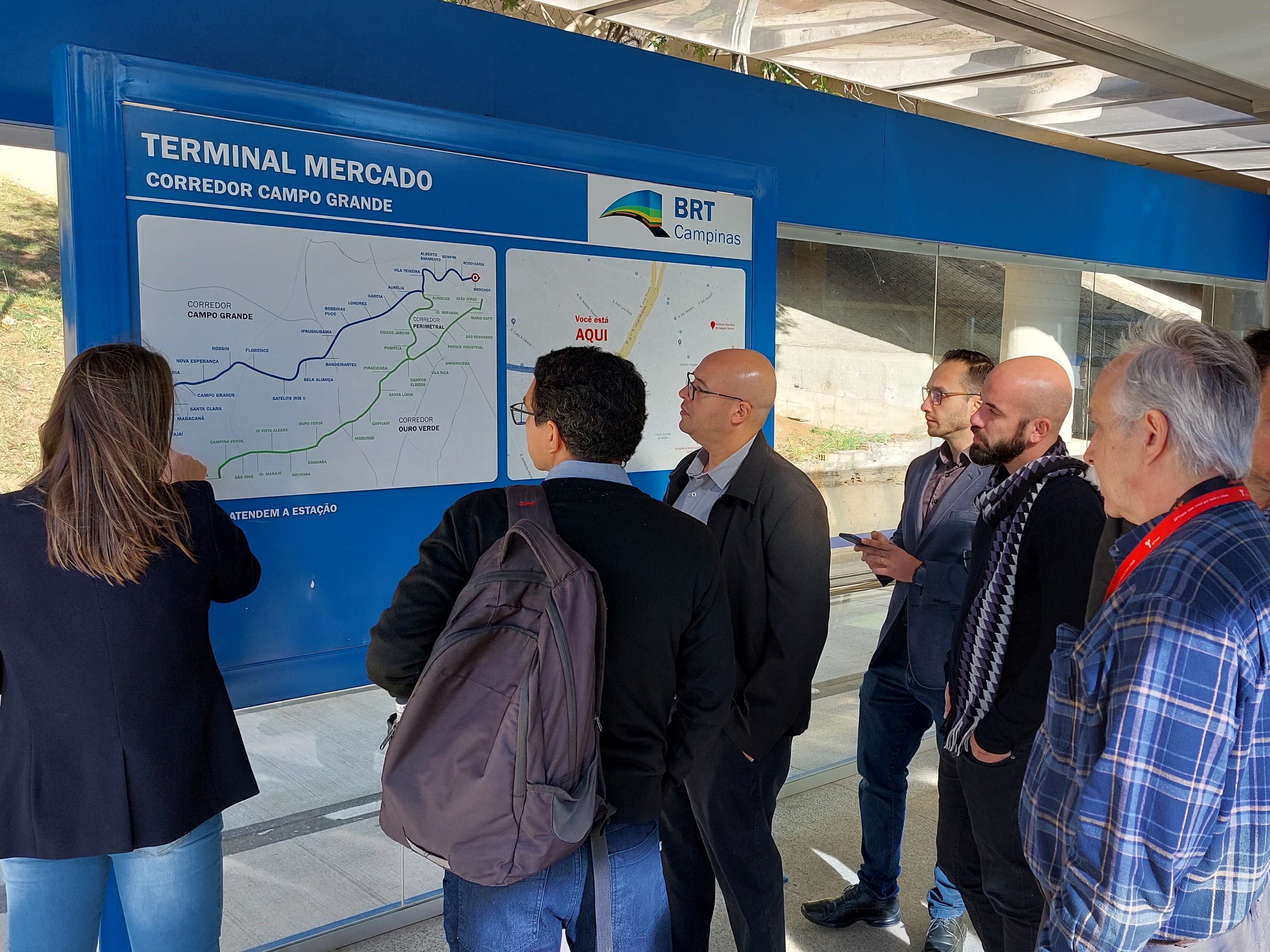 Roteiro de troca de experiências incluiu viagens nas linhas do sistema