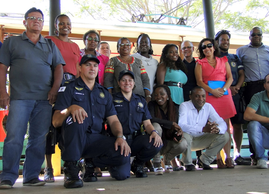 Recepção aos visitantes