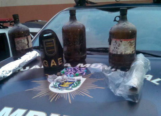 Drogas e material para refino