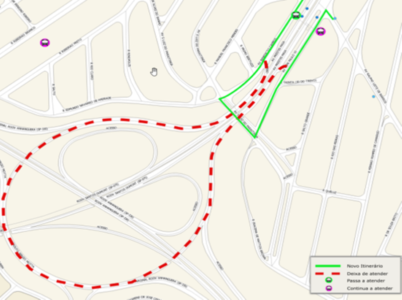 Confira as alterações no mapa