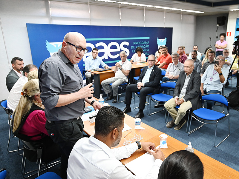 Autoridades também participaram do anúncio na Sala Azul