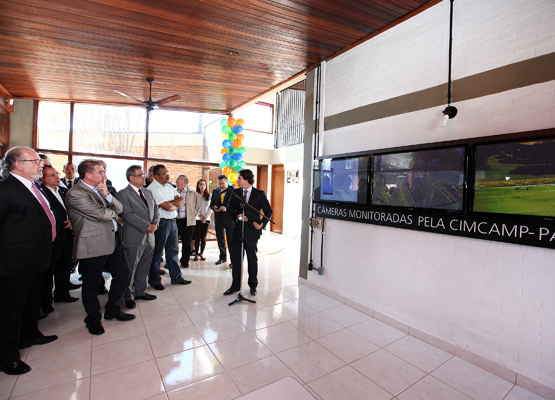 Exibição do aplicativo 