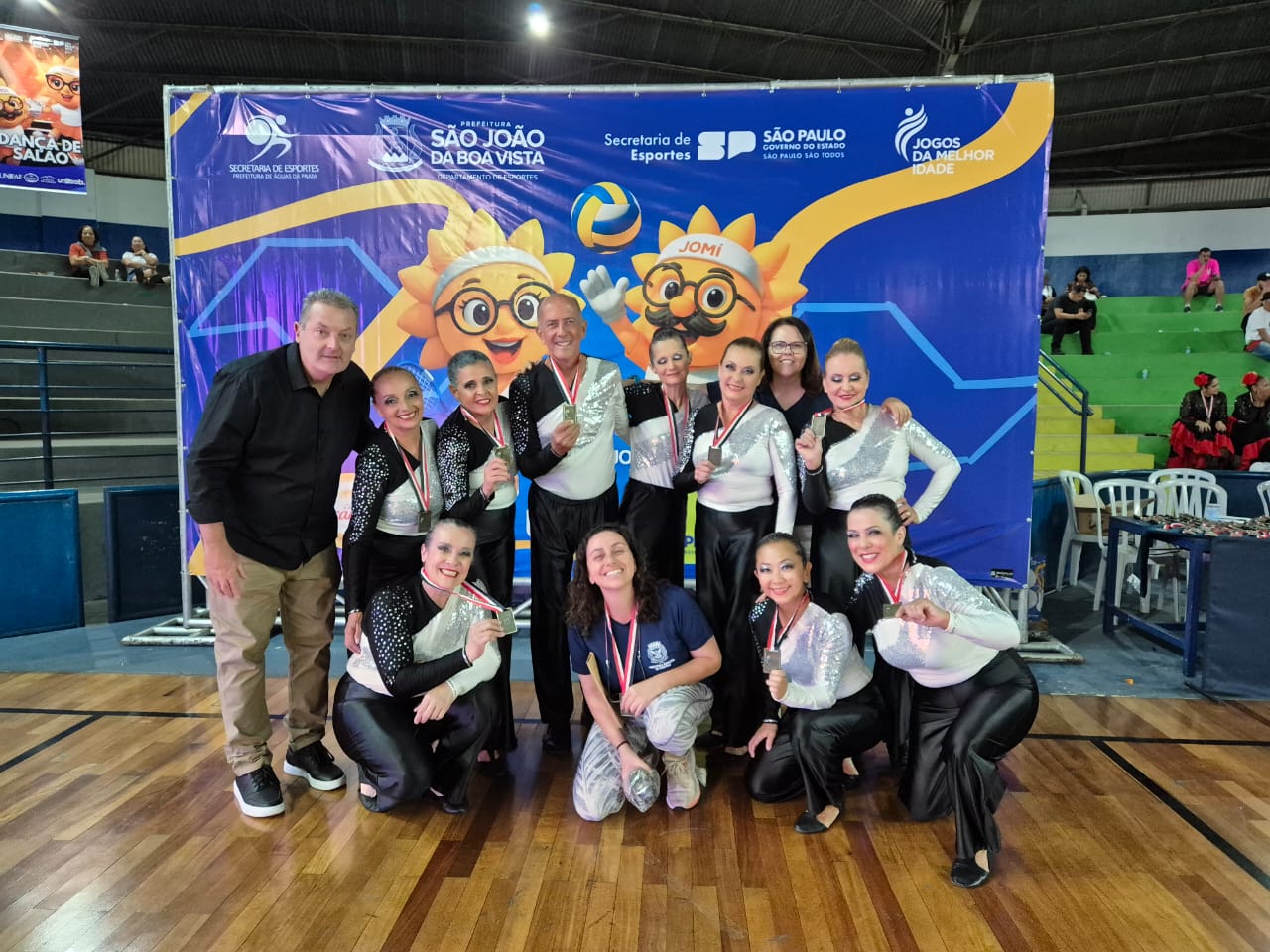 A equipe campineira de coreografia, campeã na fase regional em 2025 e prata na fase estadual