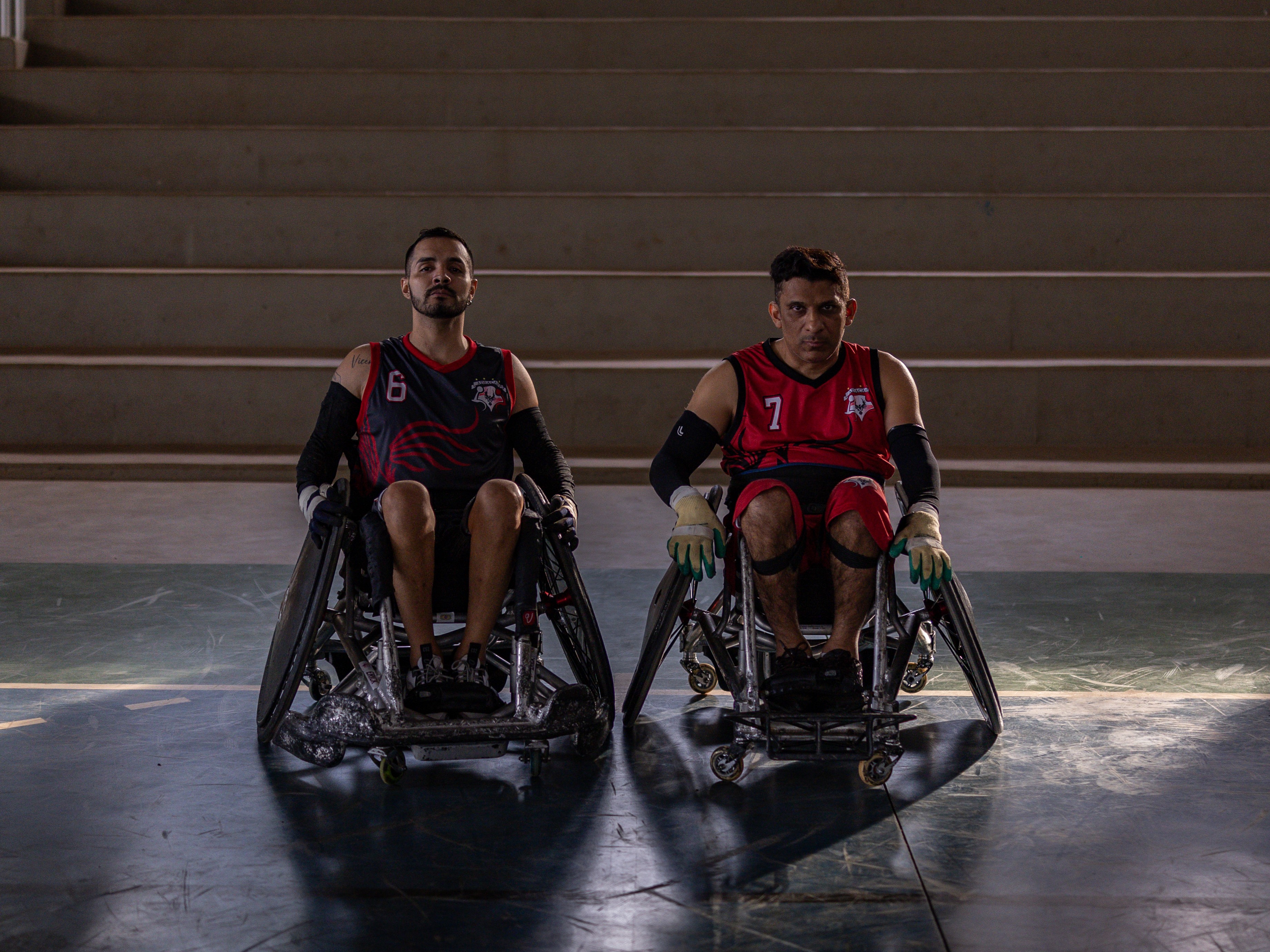  Ademir e Erick ficaram tetraplégicos após sinistros de trânsito e hoje praticam Rugby em Cadeira de Rodas