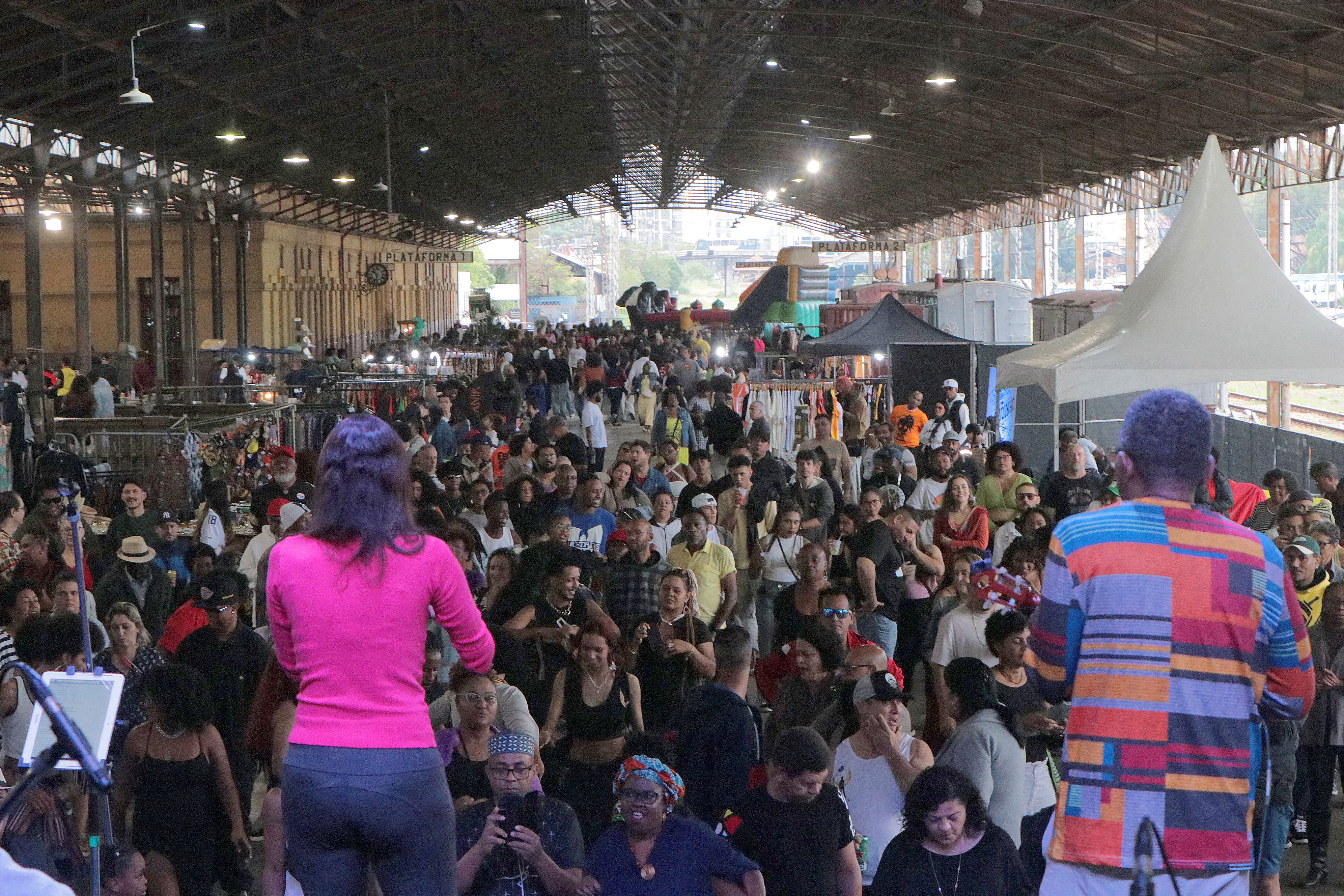 Afro Mix realizado na Estação Cultura: novos espaços serão disponibilizados para grupos e eventos