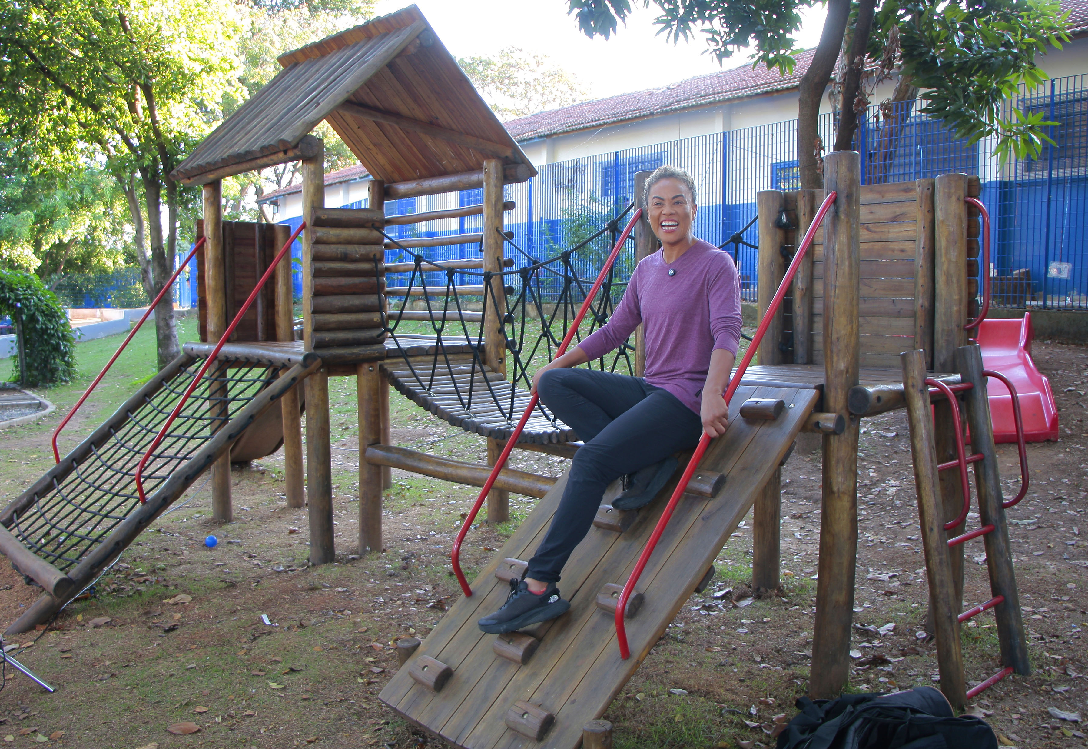 Aretha Duarte convida para oficina gratuita de escalada, neste sábado, 26 de setembro, a partir das 16h, no Parque Linear José Mingone